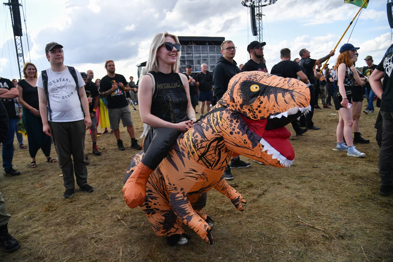 Uczestnicy Pol'and'Rock Festivalu 