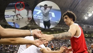 Sadik Emir Kabaca zachwycił swoim rzutem w meczu Włochy - Turcja