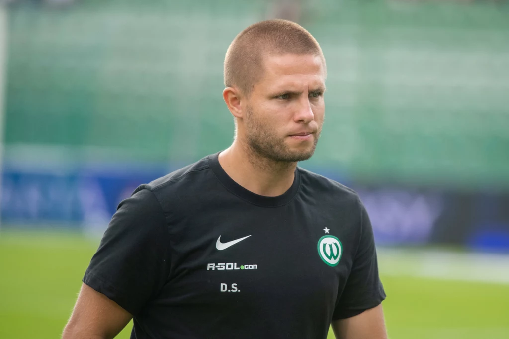 Dawid Szulczek, trener Warty Poznań Dawid Szulczek, trener Warty Poznań