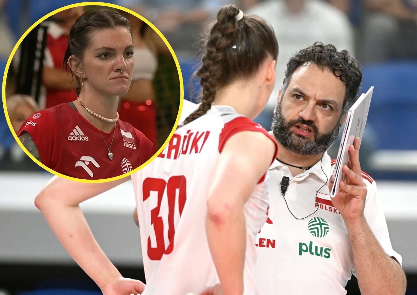 Stefano Lavarini przekazał wieści o stanie zdrowia swoich siatkarek, w tym Malwiny Smarzek (w kółku) Stefano Lavarini przekazał wieści o stanie zdrowia swoich siatkarek, w tym Malwiny Smarzek (w kółku)