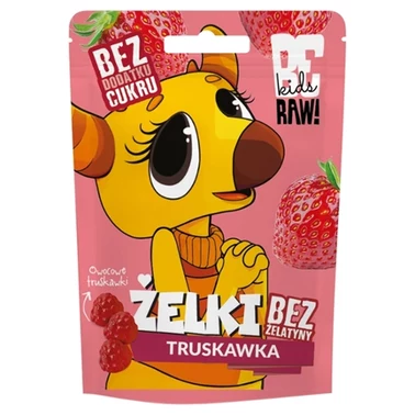 Be Raw! Kids Żelki truskawka 35 g - 0