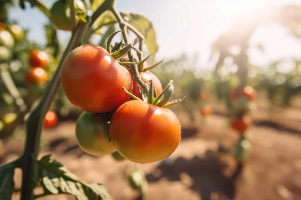 Pomidory potrzebują dostępu do naturalnego światła słonecznego, by szybciej dojrzewać