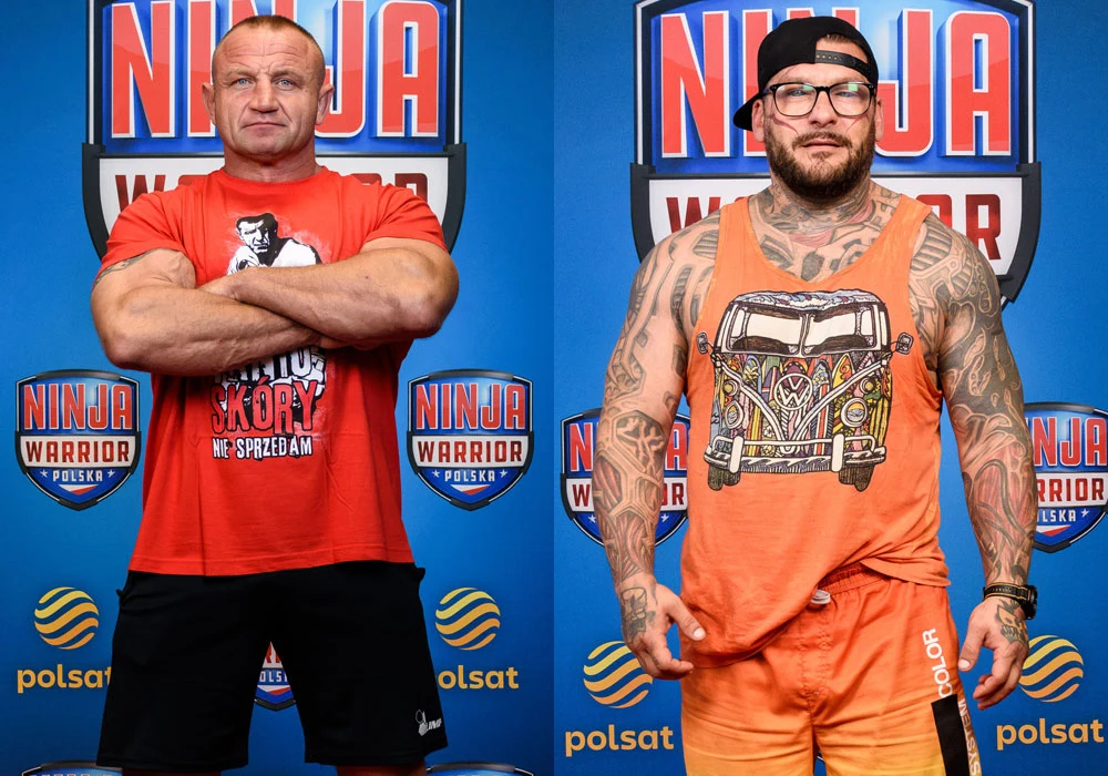 Mariusz Pudzianowski (L) i raper Popek (P) wystąpią gościnnie w nadchodzącej edycji "Ninja Warrior Polska" Mariusz Pudzianowski (L) i raper Popek (P) wystąpią gościnnie w nadchodzącej edycji "Ninja Warrior Polska"