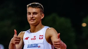 Marek Zakrzewski - najlepszy sprinter mistrzostw Europy U-20 w Jerozolimie