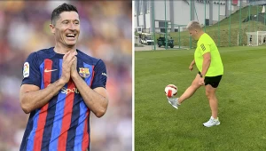 Anita Włodarczyk pokazała swoje piłkarskie umiejętności