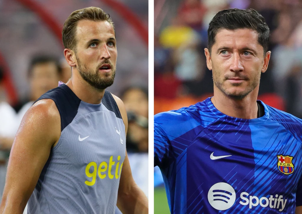 Harry Kane i Robert Lewandowski Harry Kane i Robert Lewandowski