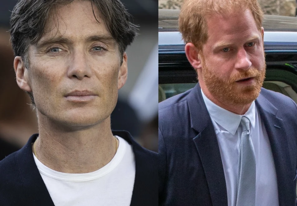 Cillian Murphy i książę Harry Cillian Murphy i książę Harry