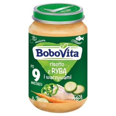 BoboVita Risotto z rybą i warzywami po 9 miesiącu 190 g - 1