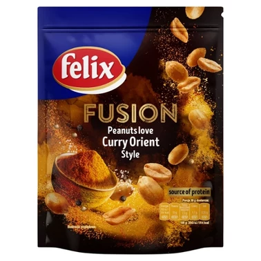 Felix Fusion Orzeszki ziemne smażone z przyprawą curry 150 g - 0