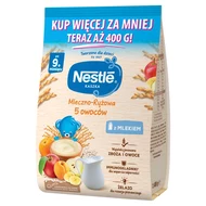 Nestlé Kaszka mleczno-ryżowa 5 owoców po 9. miesiącu 400 g