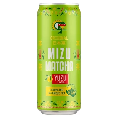 Mizu Matcha Yuzu Napój gazowany z ekstraktami matcha i mate 330 ml - 1