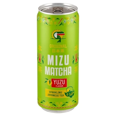 Mizu Matcha Yuzu Napój gazowany z ekstraktami matcha i mate 330 ml - 0