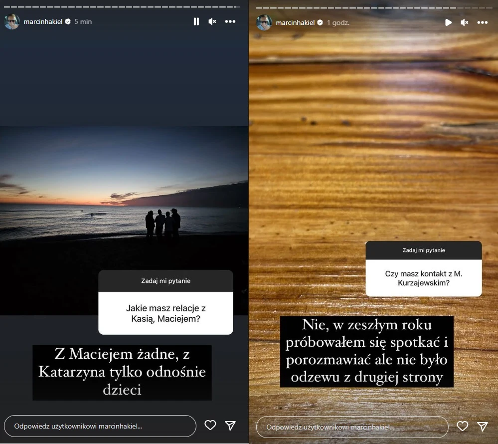 Marcin Hakiel mówi o Kurzajewskim /https://www.instagram.com/marcinhakiel/ Marcin Hakiel mówi o Kurzajewskim /https://www.instagram.com/marcinhakiel/