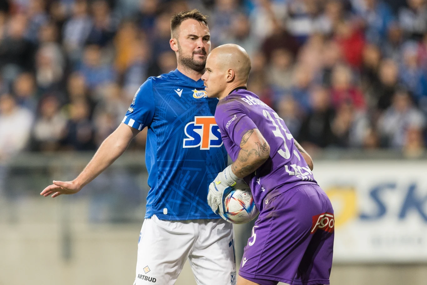 Antonio Milić i Filip Bednarek z Lecha Poznań Antonio Milić i Filip Bednarek z Lecha Poznań