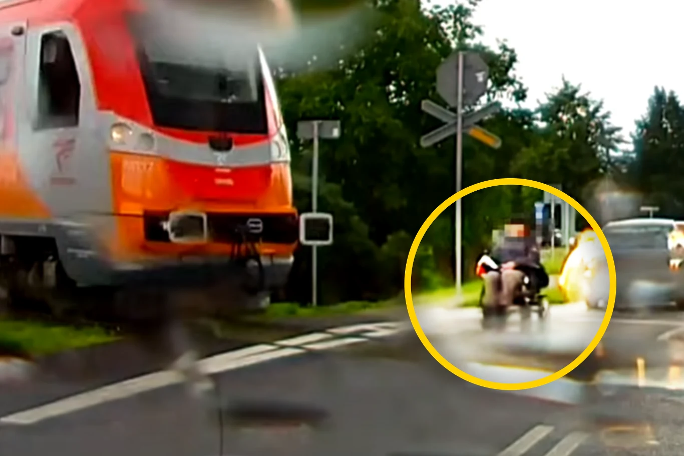 Staruszek stawił czoła maszyniście. O włos od wielkiej tragedii Staruszek stawił czoła maszyniście. O włos od wielkiej tragedii