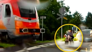 Staruszek sprawdził czujność maszynisty. O mało nie trafił na tamten świat