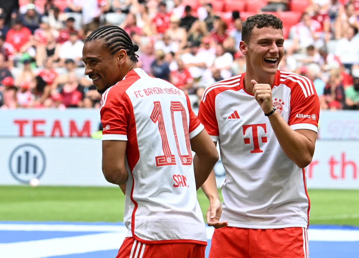 Leroy Sane i Benjamin Pavard