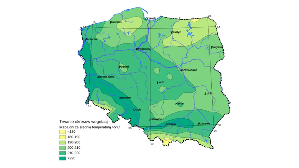 Okres wegetacyjny w Polsce