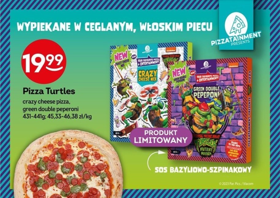 pizza wojownicze żółwie ninja 