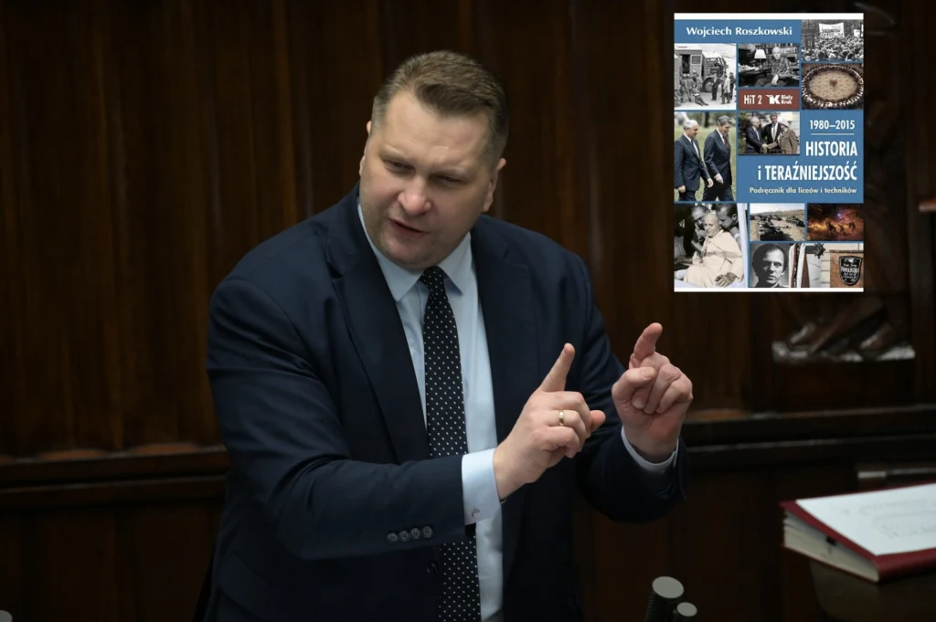 Minister nauki i szkolnictwa wyższego Przemysław Czarnek, na zdjęciu podczas debaty w Sejmie