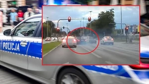 Pirat w BMW rozbił trzy auta. W jednym były… pijane policjantki