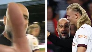 Guardiola się wściekł, doskoczył do Haalanda. Oberwała tu nawet... kamera