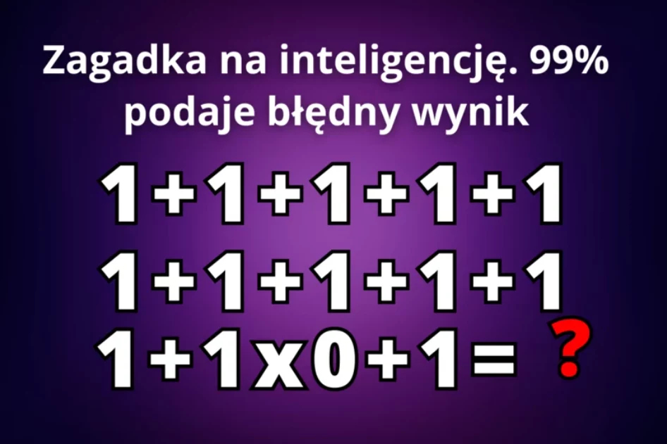 Wielu dorosłych ma problem z tą zagadką