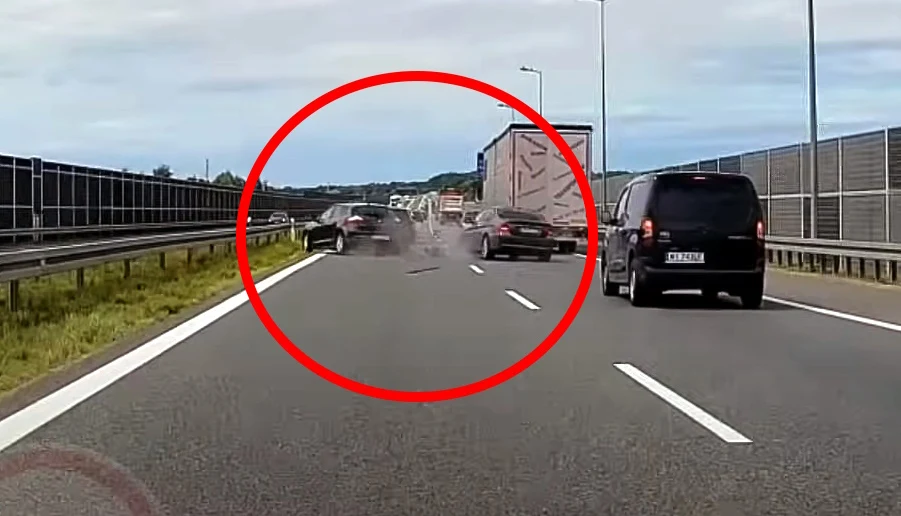 Do zdarzenia doszło na autostradzie A4 pod Krakowem Do zdarzenia doszło na autostradzie A4 pod Krakowem