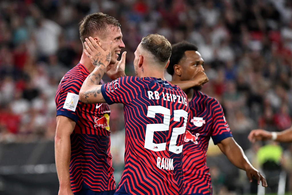 Dani Olmo był bohaterem meczu o Superpuchar Niemiec, bo przeciwko Bayernowi Monachium ustrzelił hat-tricka Dani Olmo był bohaterem meczu o Superpuchar Niemiec, bo przeciwko Bayernowi Monachium ustrzelił hat-tricka