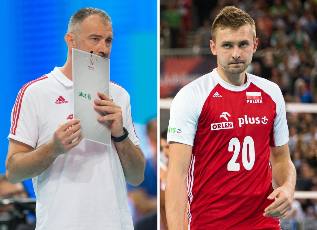 Reprezentacja Polski w siatkówce. Selekcjoner Nikola Grbić oraz nasz siatkarz - Mateusz Bieniek Reprezentacja Polski w siatkówce. Selekcjoner Nikola Grbić oraz nasz siatkarz - Mateusz Bieniek