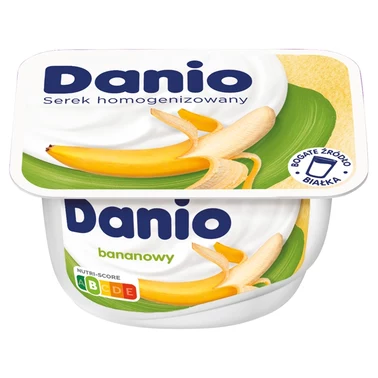 Danio Serek homogenizowany bananowy 130 g - 0