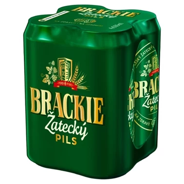 Brackie Zatecky Piwo jasne 4 x 500 ml - 0