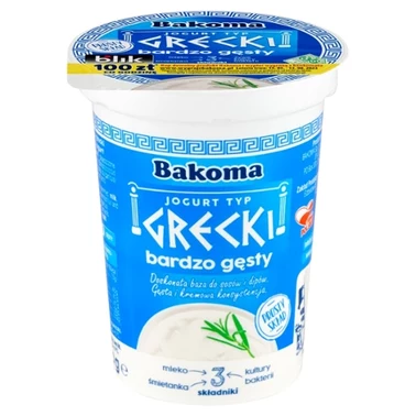 Bakoma Jogurt typ grecki 370 g - 0