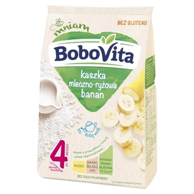 BoboVita Kaszka mleczno-ryżowa banan po 6 miesiącu 230 g - 2