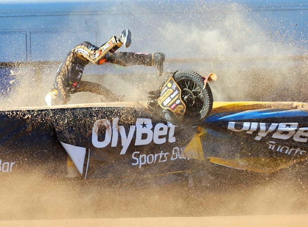 Wypadek Andersa Thomsena w Grand Prix Łotwy