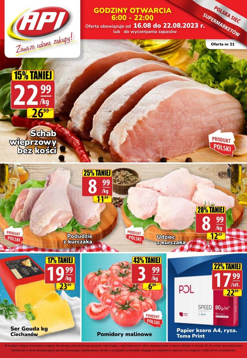 Gazetka promocyjna Api Market - wygasła 30 dni temu