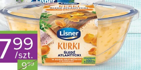 Lisner Śledź atlantycki w sosie grzybowym z kurkami 280 g