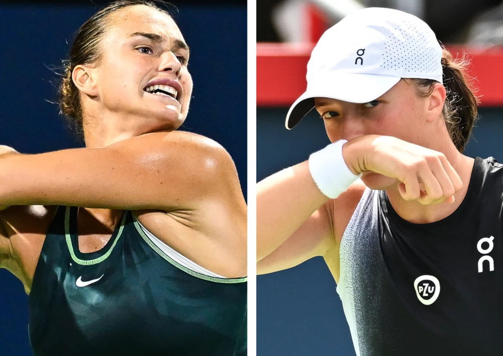 Aryna Sabalenka i Iga Świątek
