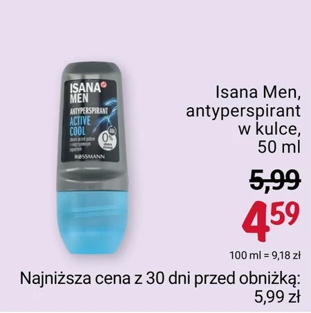 Antyperspirant Isana