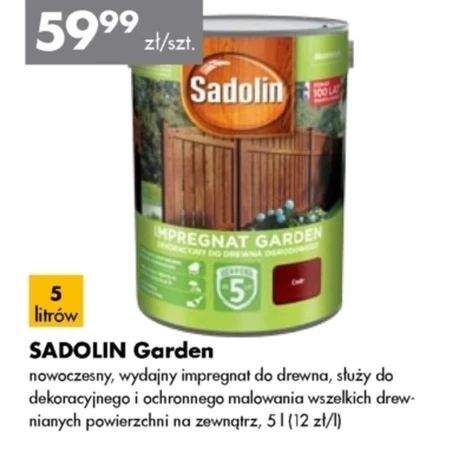 Impregnat do drewna Sadolin