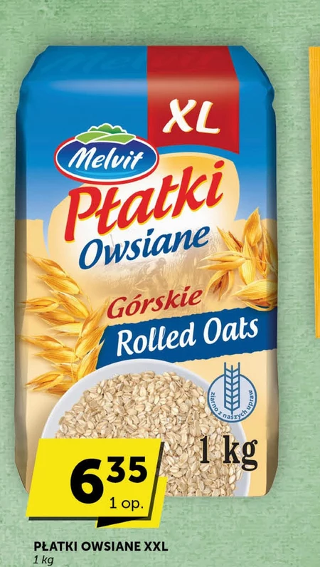 Melvit Bio Owsiane płatki górskie 500 g