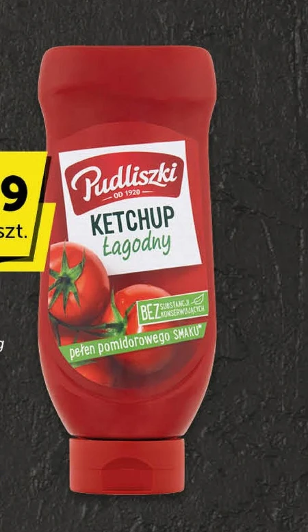 Pudliszki Ketchup łagodny 700 g