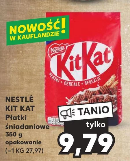Nestlé KitKat Płatki śniadaniowe o smaku kakaowym 350 g