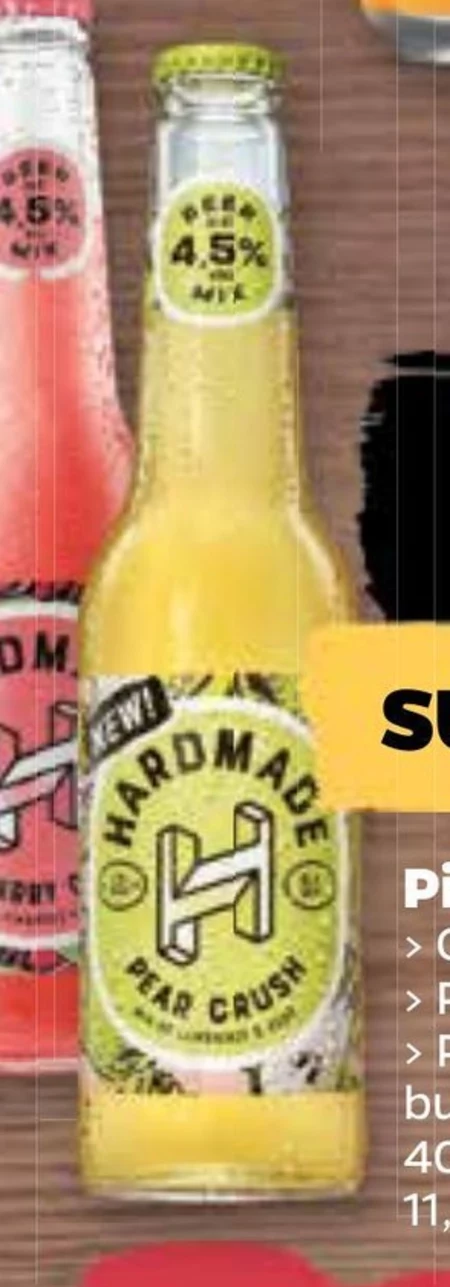 Hardmade Pear Crush Piwo z lemoniadą o smaku gruszki i cytryny 400 ml
