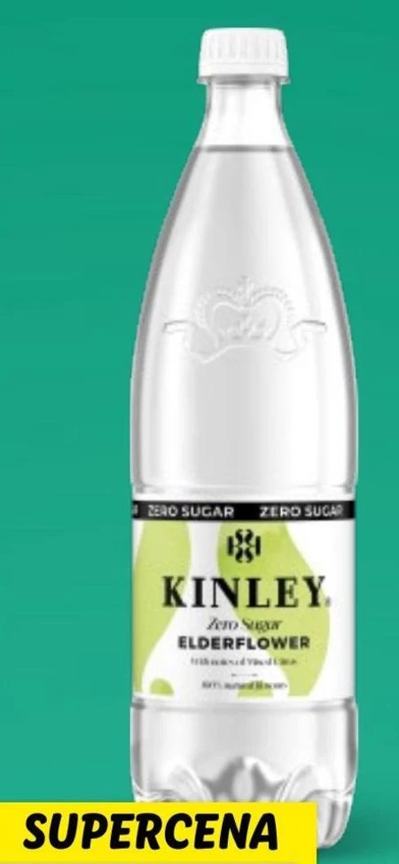 Kinley Zero Sugar Elderflower Tonic Napój gazowany 1 l