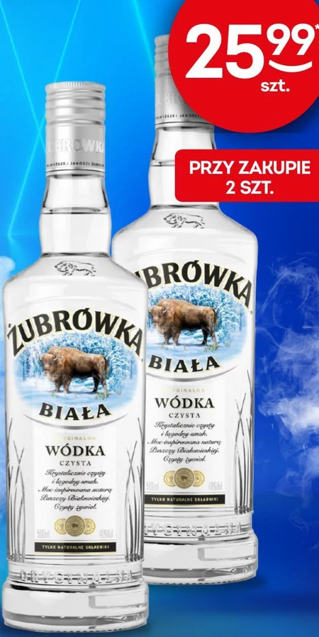 Żubrówka Biała z nutą mięty Wódka smakowa 500 ml