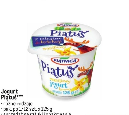 Piątnica Piątuś Serek bananowy 125 g