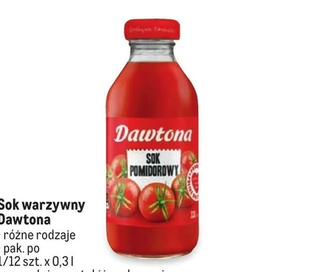 Dawtona Sok wielowarzywny 300ml