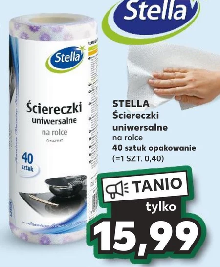 Stella Ściereczki kuchenne na rolce 40 sztuk