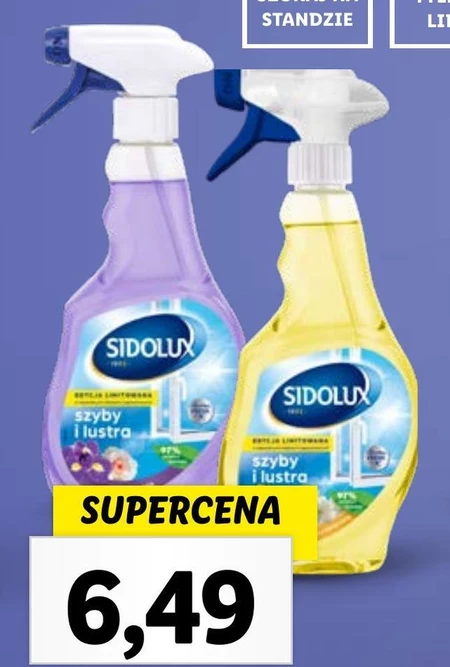 Sidolux Crystal Lemon Płyn do mycia szyb 500 ml